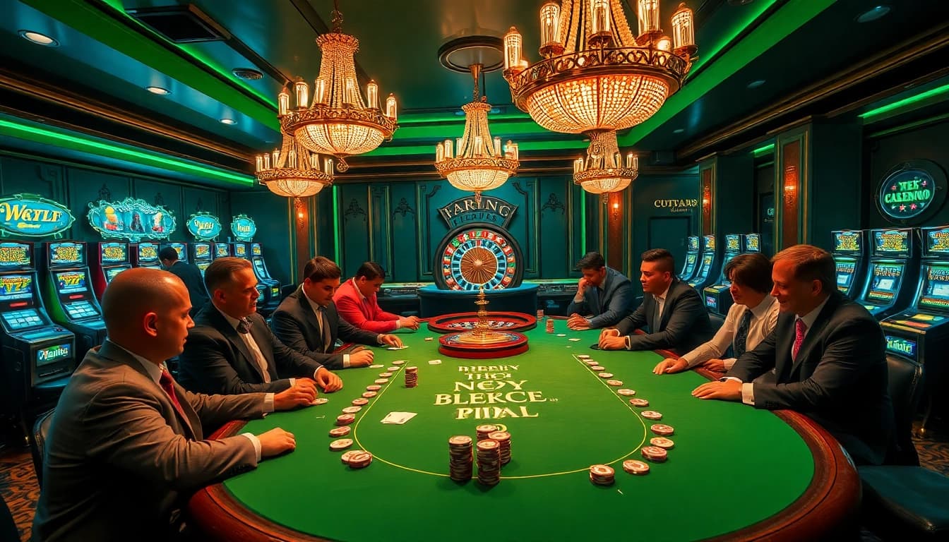 วิธีเล่น Smite บน E1 Sport สำหรับมือใหม่ while enjoying a luxurious poker scene filled with excitement.