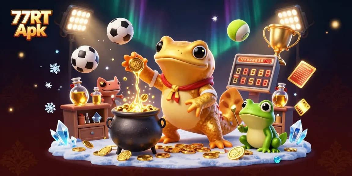 Engage in exciting gaming with the 77RT Apk featuring dynamic sports action and thrilling animations.