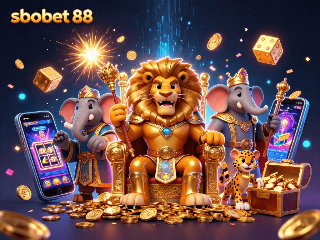 Experience thrilling odds with sbobet 88 as the lion king rules the vibrant casino world.