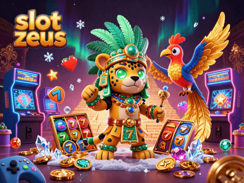 Win at slot zeus with vibrant casino elements and dynamic characters!