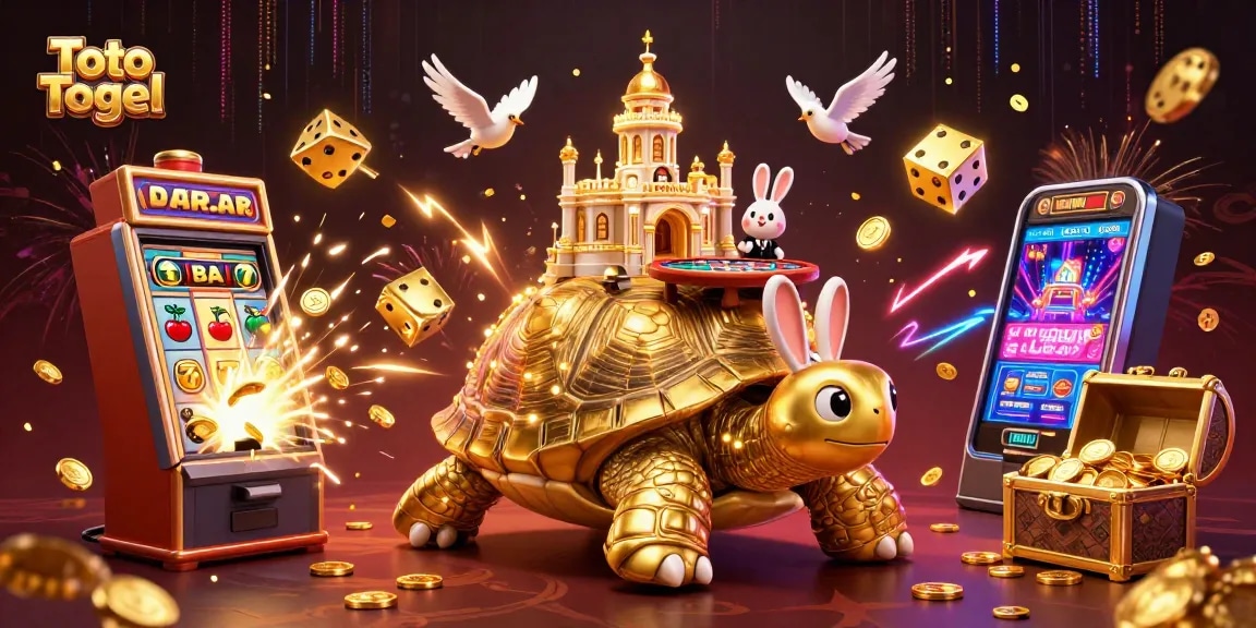 Memenangkan Toto Togel dengan simbol kasino yang diciptakan dari penyu emas raksasa dan dealer kelinci.
