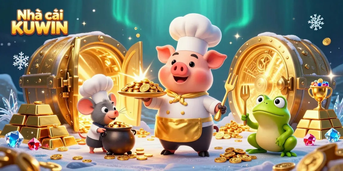 Experience the excitement of Nhà cái KUWIN with vibrant riches and animated characters.