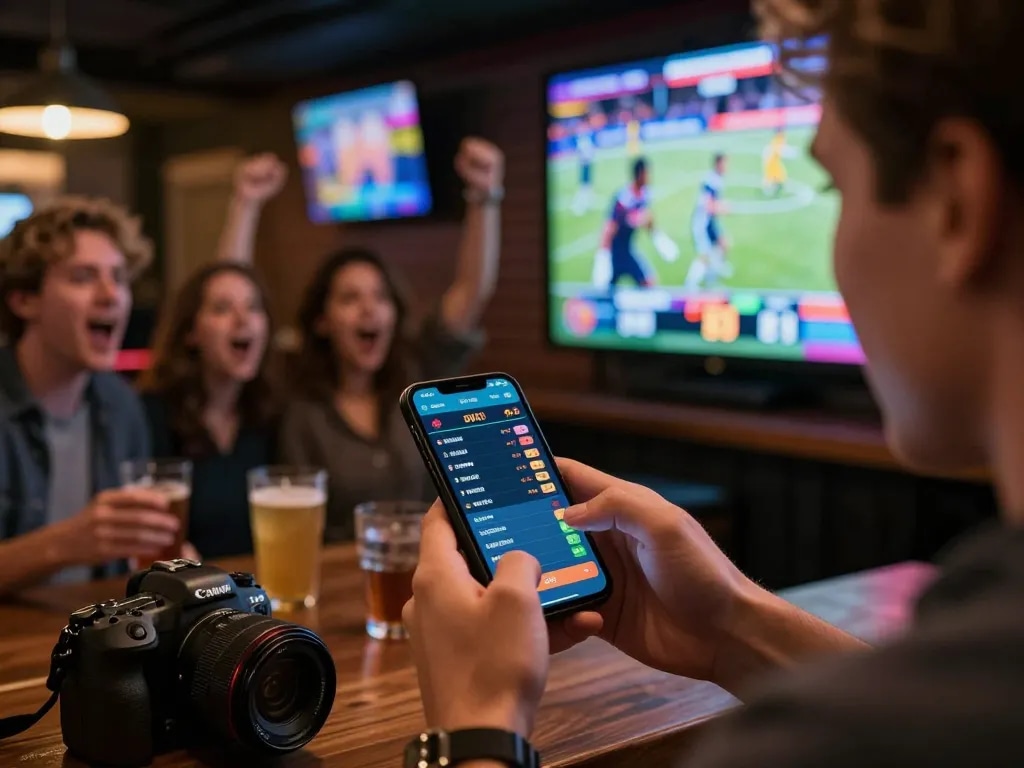 Experience live sports betting on SC88's mobile app during thrilling game night.