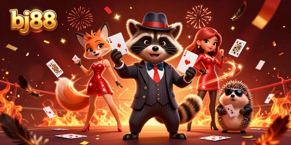 Experience the thrilling bj88 cockfighting action with dynamic characters and vibrant elements in this 3D illustration.