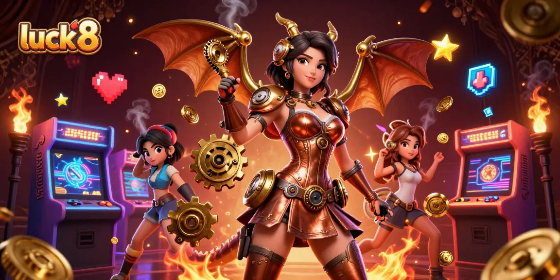 Win big at luck 8 with vibrant 3D casino games and stunning characters.