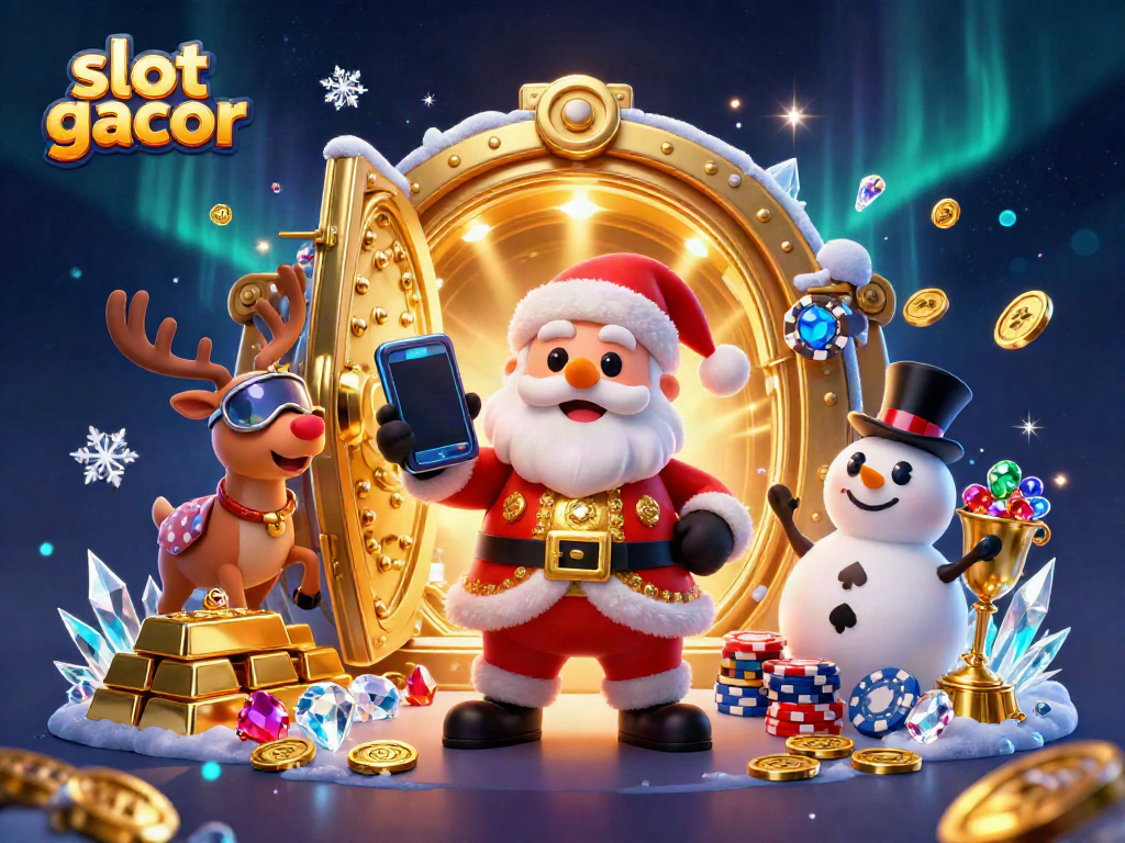 Menangkan jackpot slot gacor dengan Santa dan teman-temannya di lingkungan kasino yang bersinar.