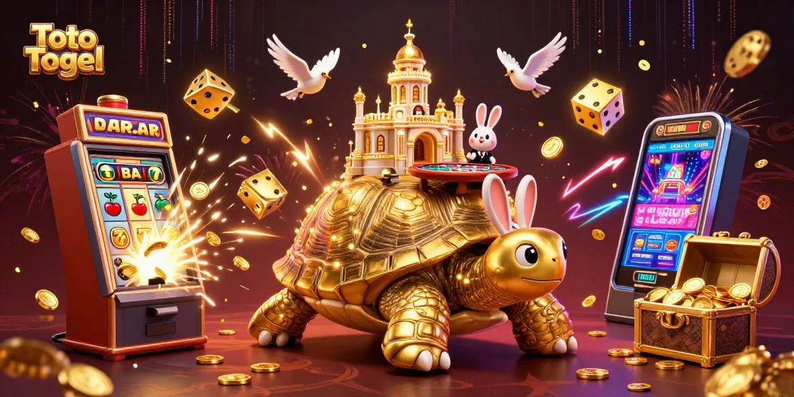 Memenangkan Toto Togel dengan simbol kasino yang diciptakan dari penyu emas raksasa dan dealer kelinci.
