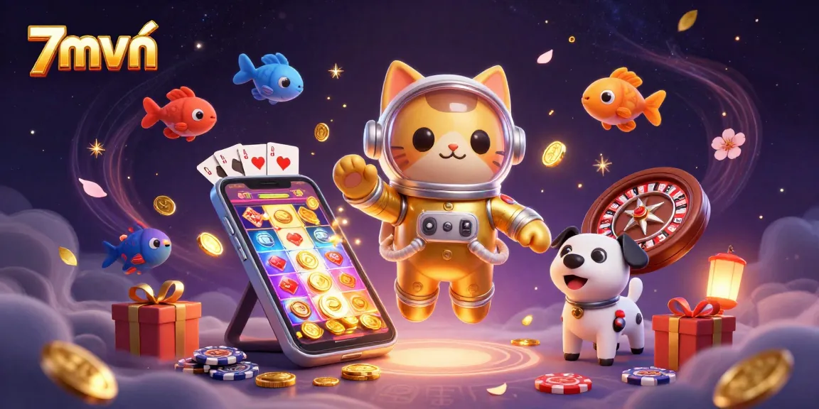 Experience dynamic wins with 7mvn's engaging video slots amid stellar adventures.