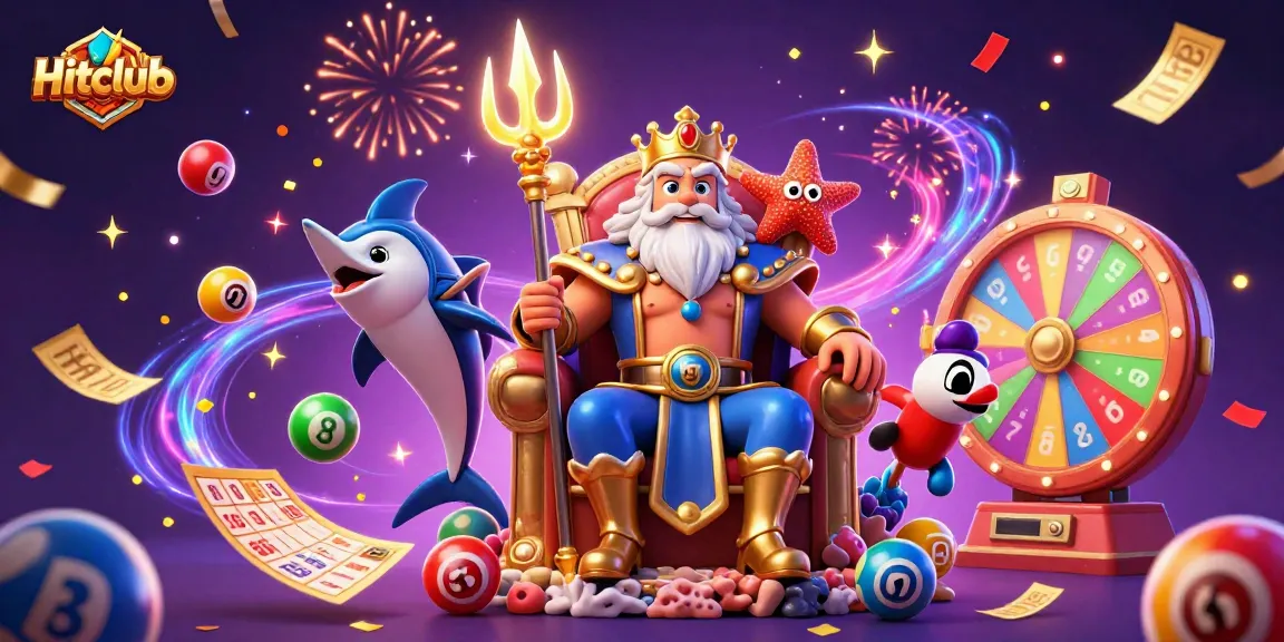 Engage with Hitclub’s vibrant casino experience featuring exciting games and celebratory visuals.