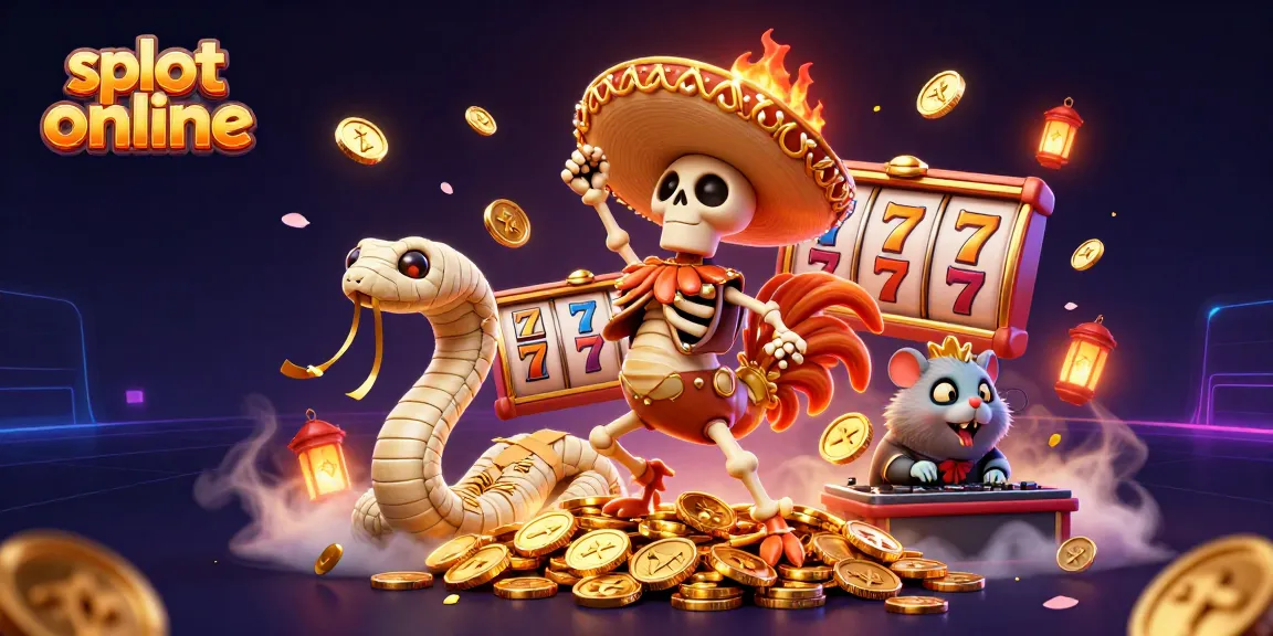 Menangi slot online dengan karakter menarik sambil merayakan jackpot dan keseruan permainan!