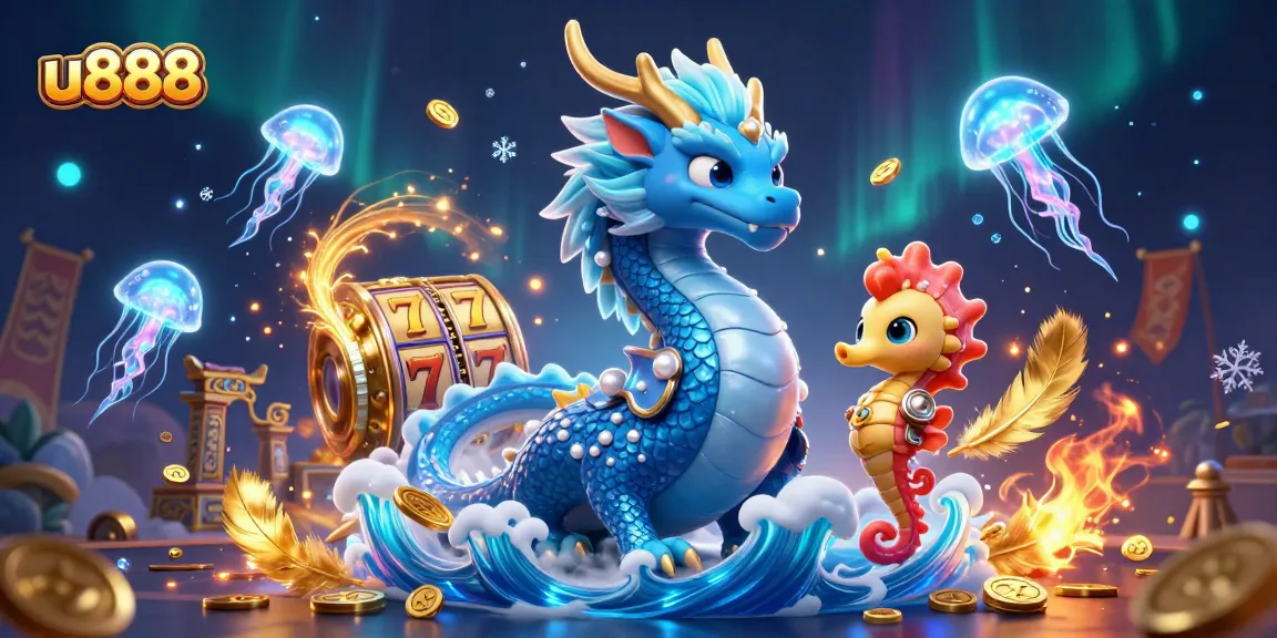 Experience thrilling gaming at u888 with vibrant characters and energetic casino elements.