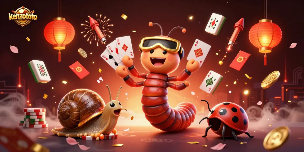 Kenzototo invites players to engage in thrilling online lottery action amidst vibrant casino elements.