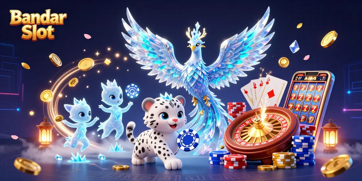 Bandar Slot menyajikan pengalaman perjudian yang memukau dengan phoenix es dan simbol keberuntungan.