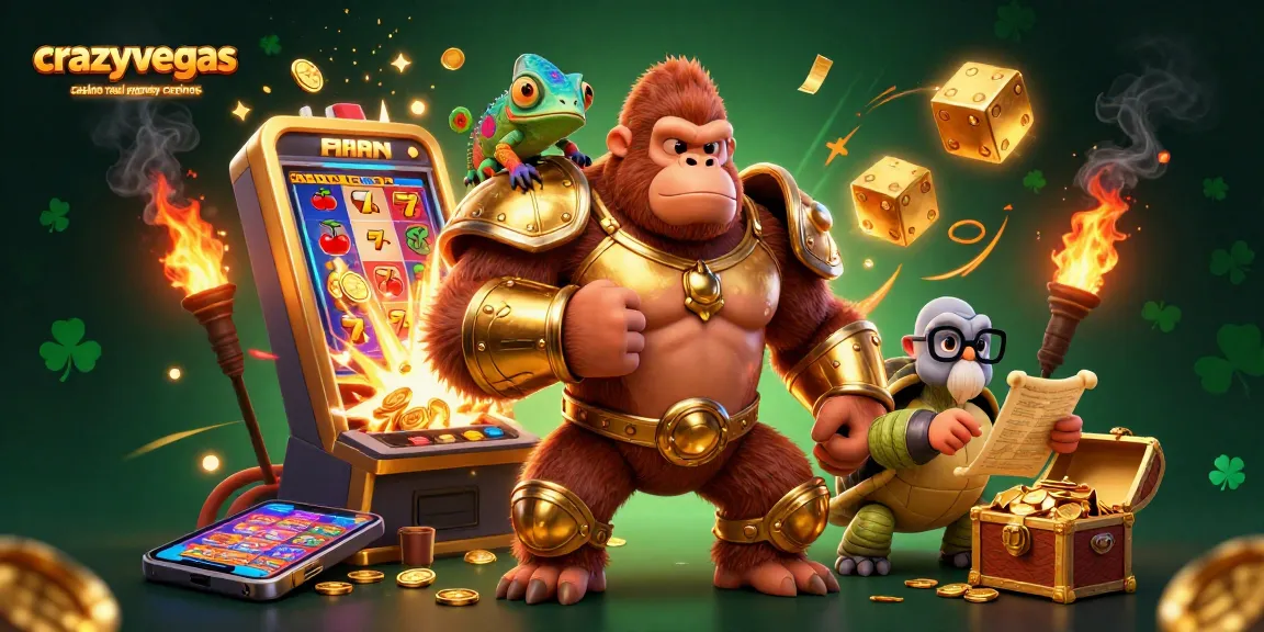 Experience excitement at crazyvegas casino real money casinos with vibrant jackpot action and dynamic characters.