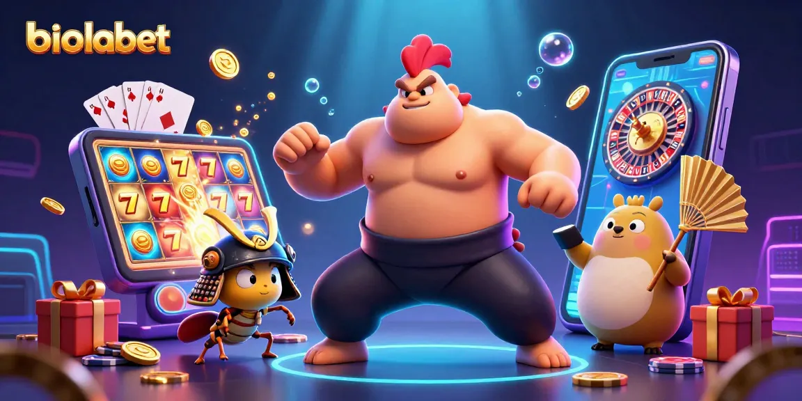 Terlibatlah dengan permainan slot menarik dari biolabet saat pegulat sumo yang kuat dan kriket samurai bersatu.