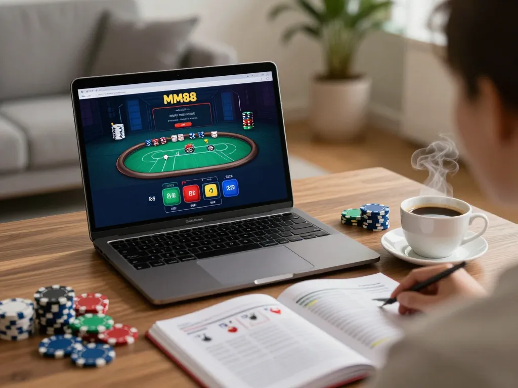 Engaging online gaming experience at MM88 with poker interface and strategy guide