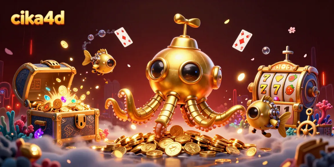 Win big with cika4d in a thrilling underwater casino adventure filled with gold.