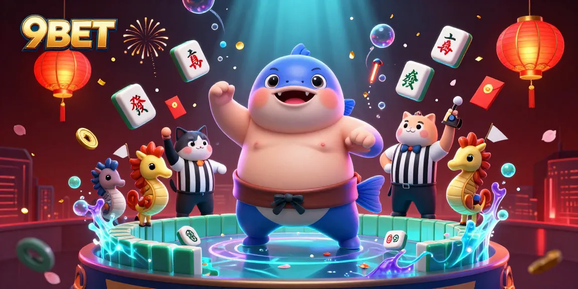 Experience 9BET's vibrant underwater casino world with a puffed-up fugu, catfish referee, and more!