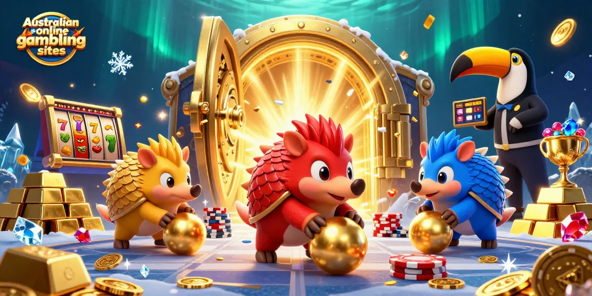 Experience thrilling excitement at renowned Australian online gambling sites with interactive pangolin players.