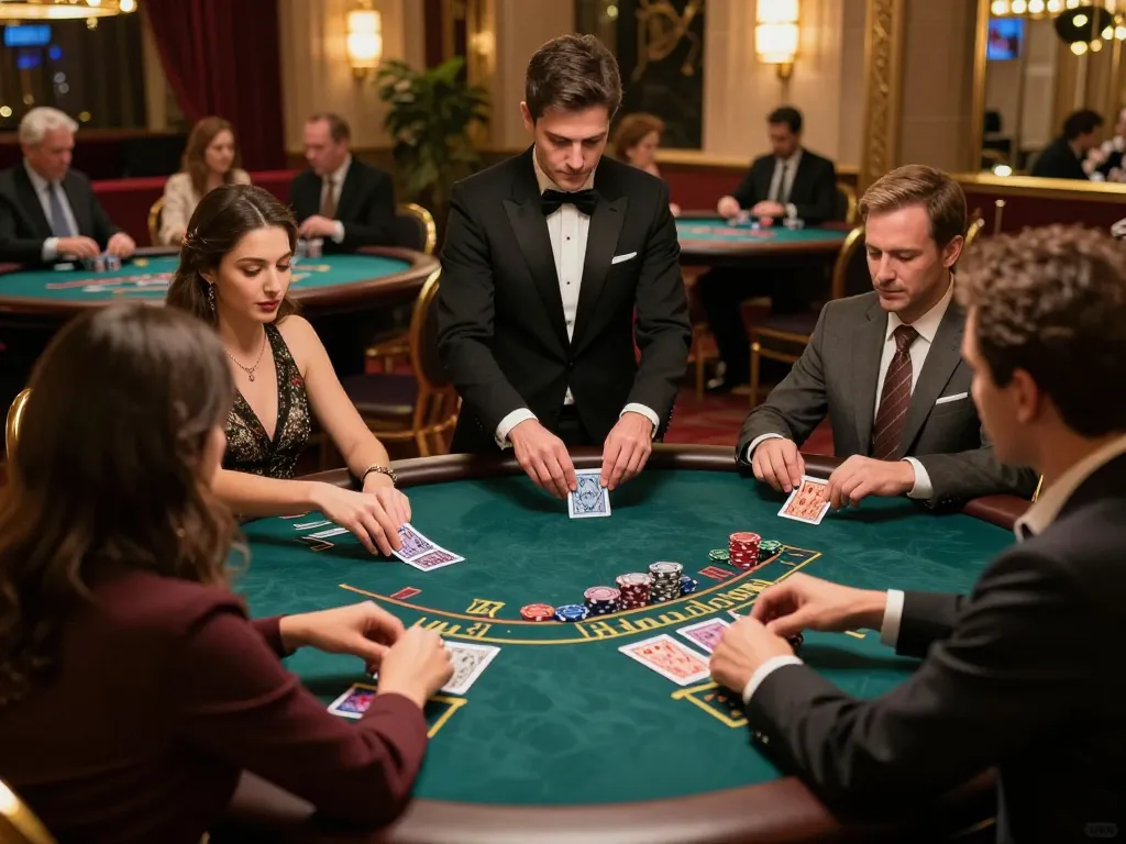 Players engaging in a live blackjack game at 789bet, showcasing investment in thrilling gameplay and strategic betting.