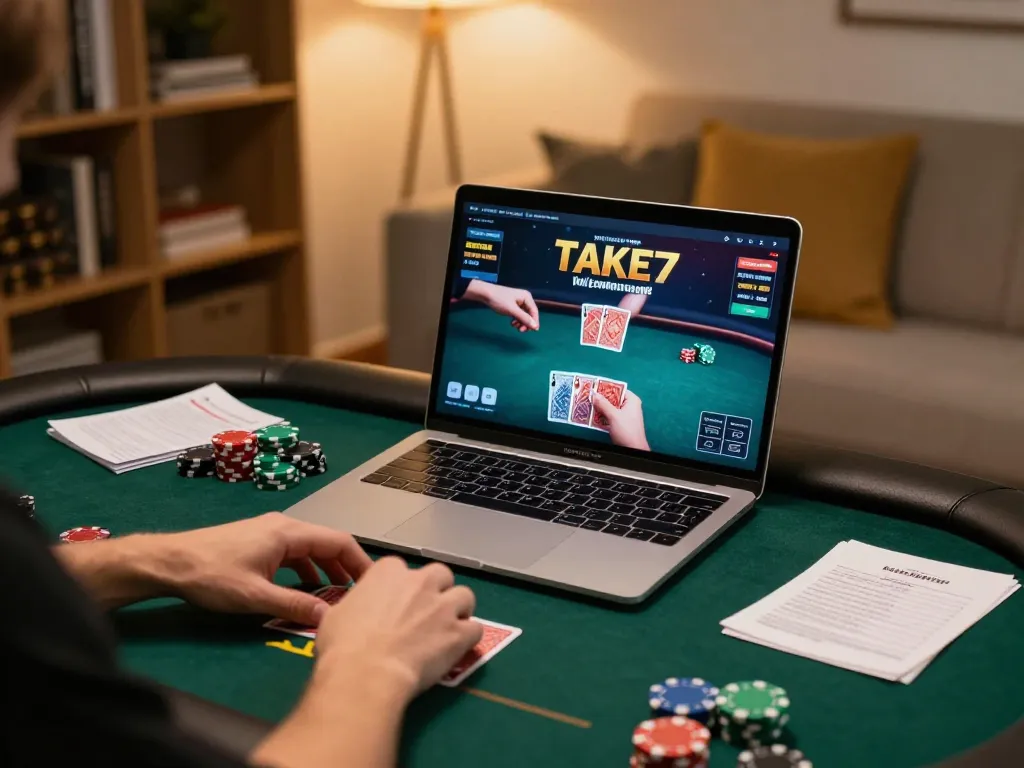 Engage in responsible online gaming strategies with vipwin while enjoying poker at home.