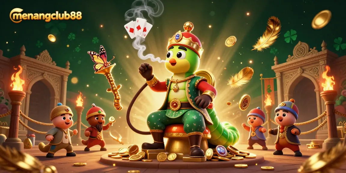 Experience the excitement of menangclub88 with thrilling poker symbols and vibrant casino elements.