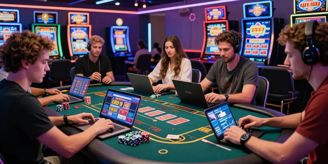 Engaging scene of players enjoying credit card casinos at https://crownwoods.org.uk/ with vibrant gameplay and modern aesthetics.