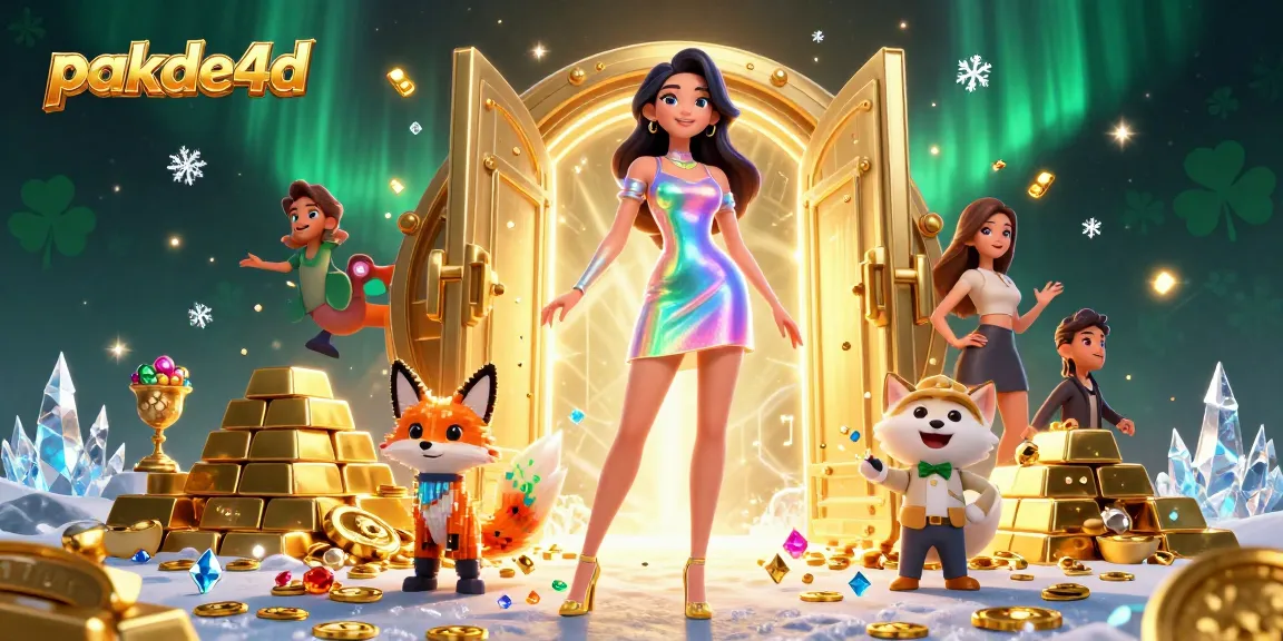 Experience winnings and excitement at pakde4d with vibrant casino elements and dynamic characters.