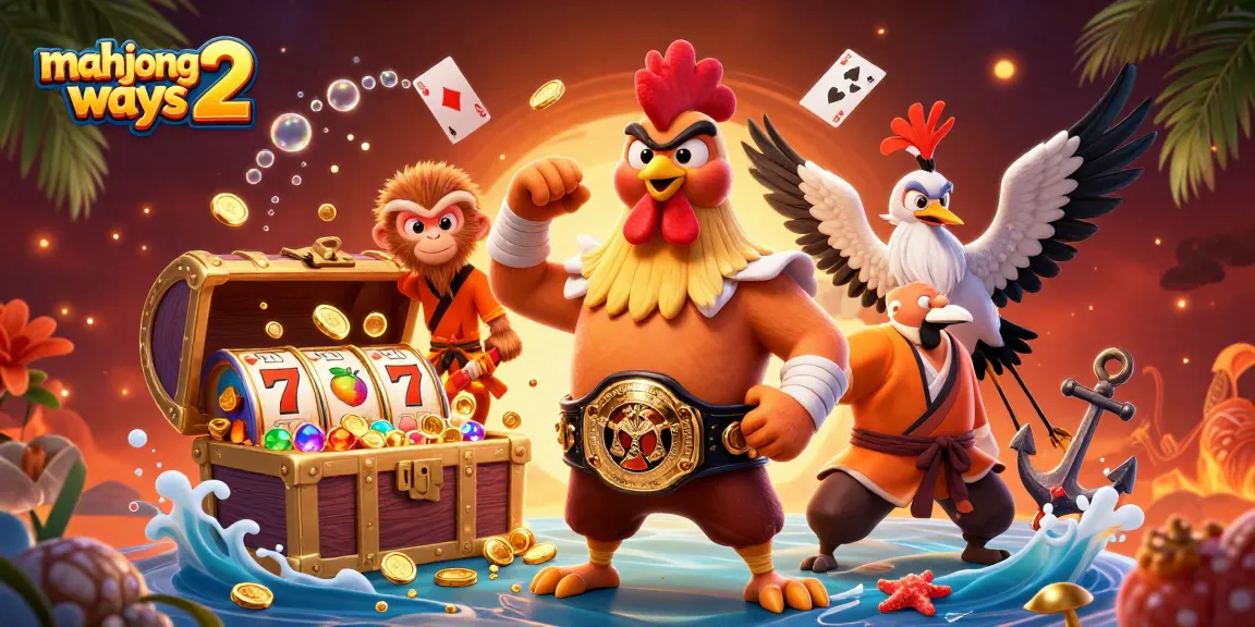 Experience mahjong ways 2 with vibrant casino elements and dynamic characters in a thrilling 3D scene.