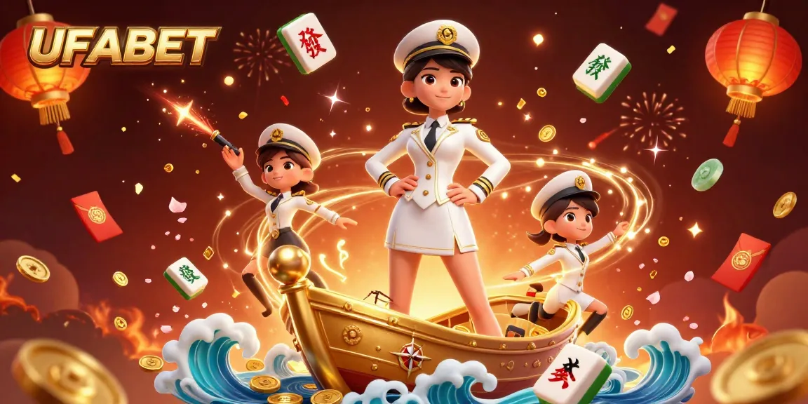 Bet big with UFABET as an elegant Asian woman commands the gaming scene filled with riches.