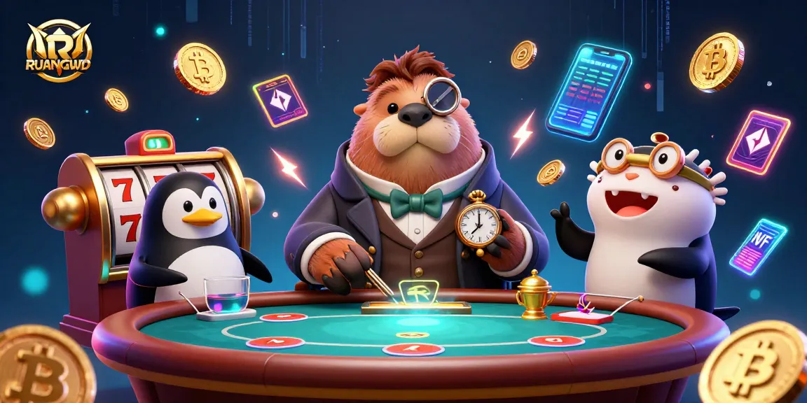 Experience immersive gaming at RUANGWD with a thrilling underwater casino scene featuring bold characters and vibrant elements.