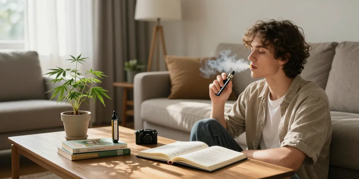 How To Vape properly with a quality device in a natural wellness environment featuring hemp extract and organic products.