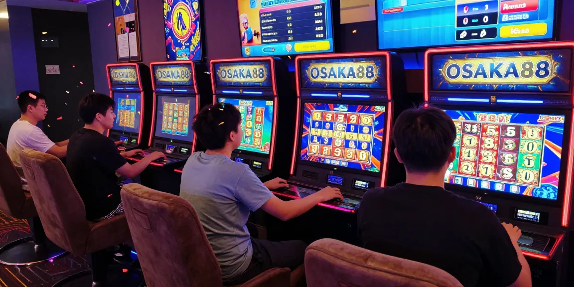 Exciting OSAKA88 online gaming experience with jackpot celebrations and vibrant visuals.