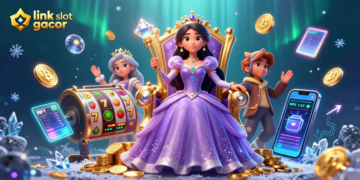 Spin and win with link slot gacor showcasing beautiful 3D characters amidst vibrant casino elements.