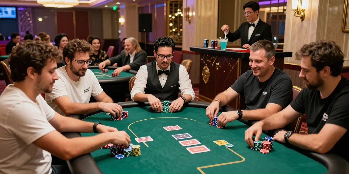 Poker88, suasana permainan poker yang mendebarkan di kasino dengan pemain yang antusias.