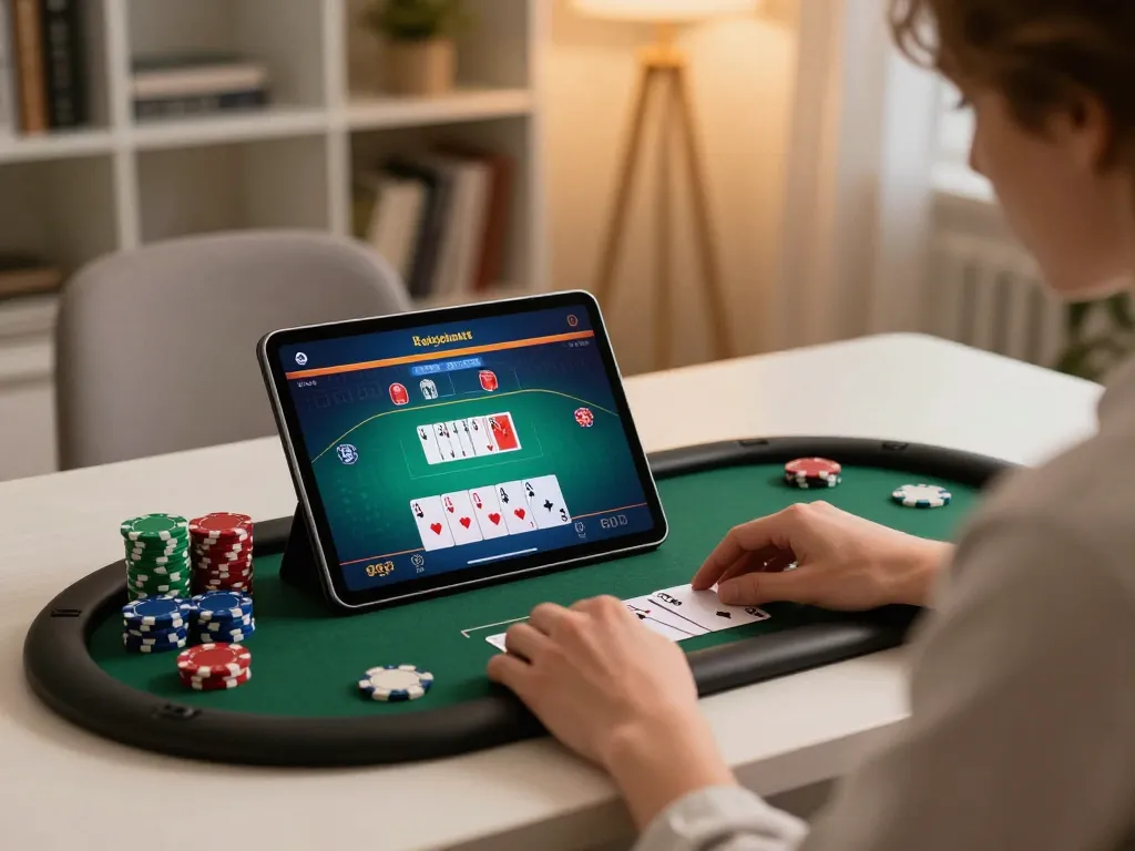 Engaging in an online poker game on LGOGOAL platform with real-time betting
