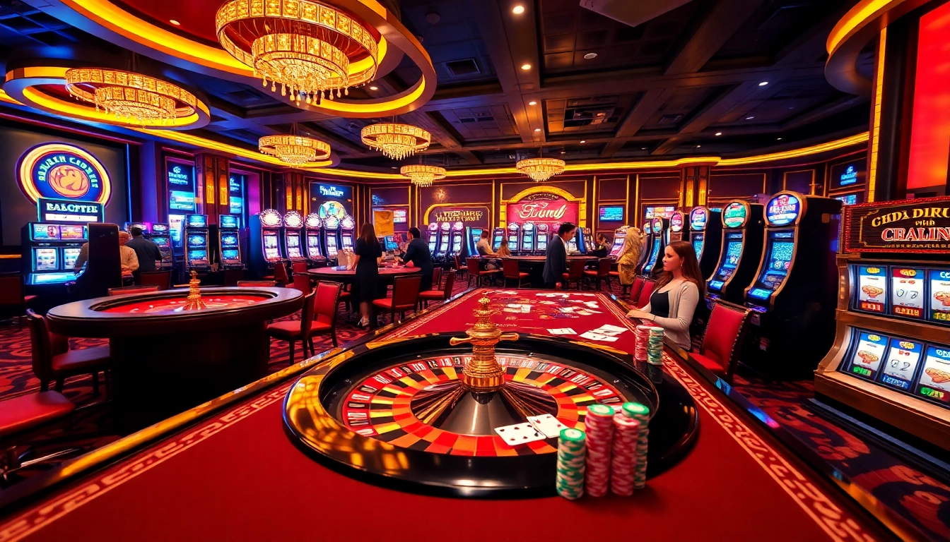 Experience thrilling gaming with เครดิตฟรี bk8 at a luxurious casino.