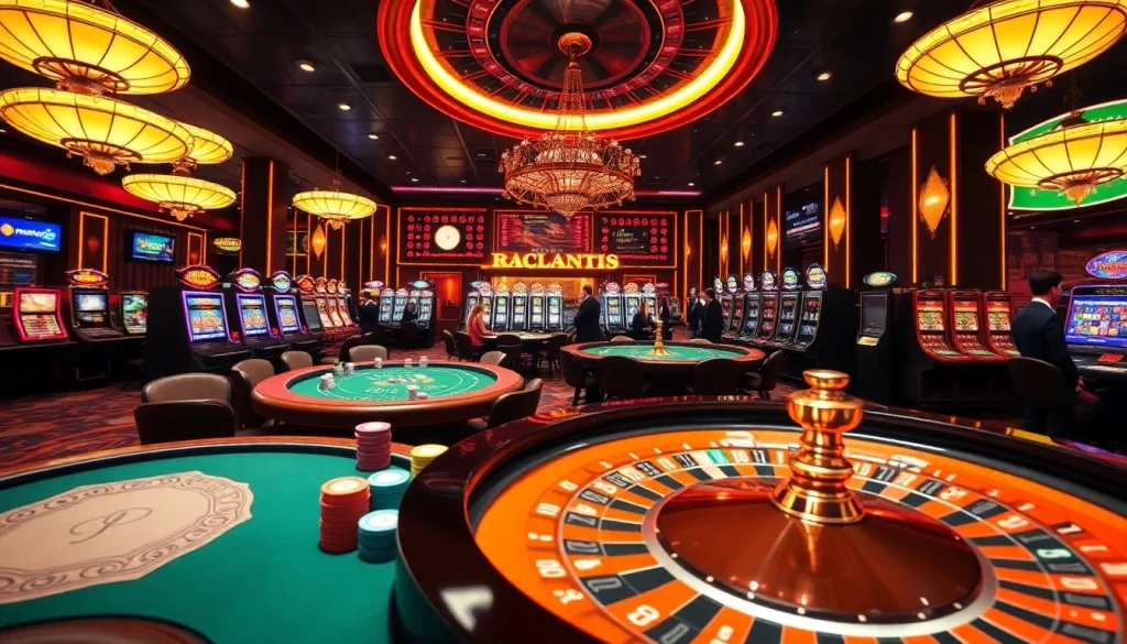 Experience thrilling gameplay with mmoo at a luxurious casino table filled with excitement.