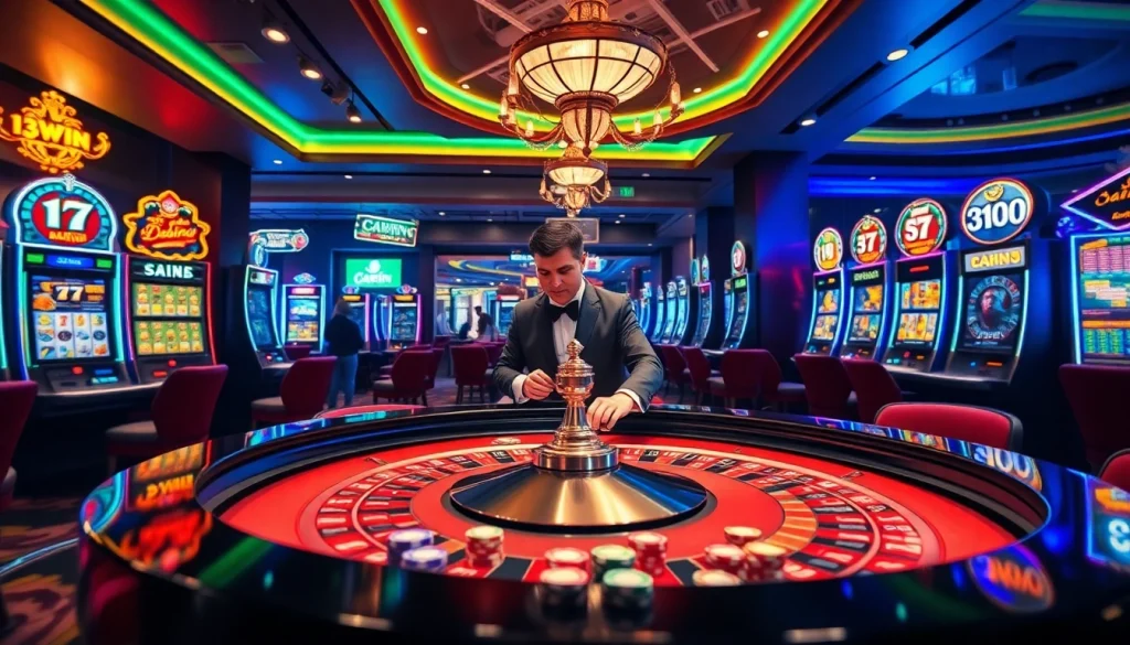 Experience thrilling gameplay at 13win nhà cái with exciting roulette action and vibrant slot games.