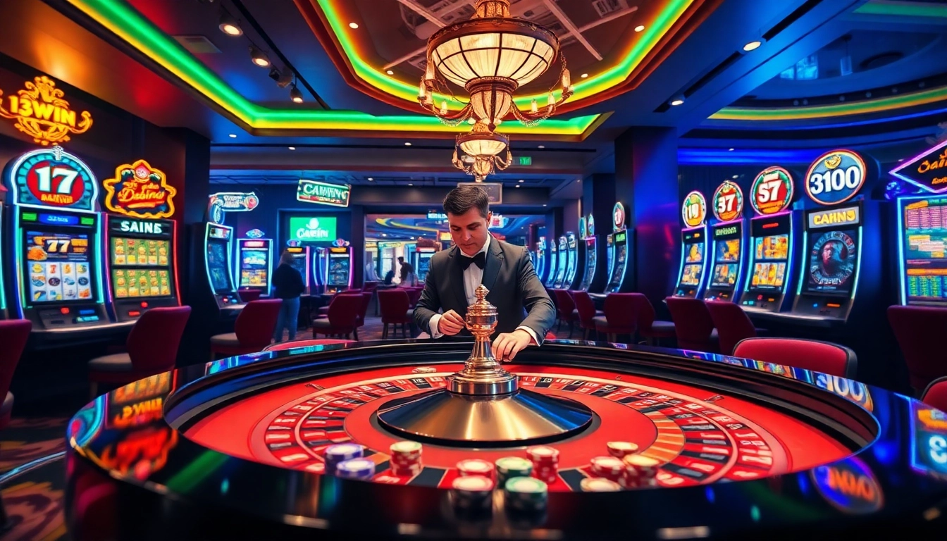 Experience thrilling gameplay at 13win nhà cái with exciting roulette action and vibrant slot games.