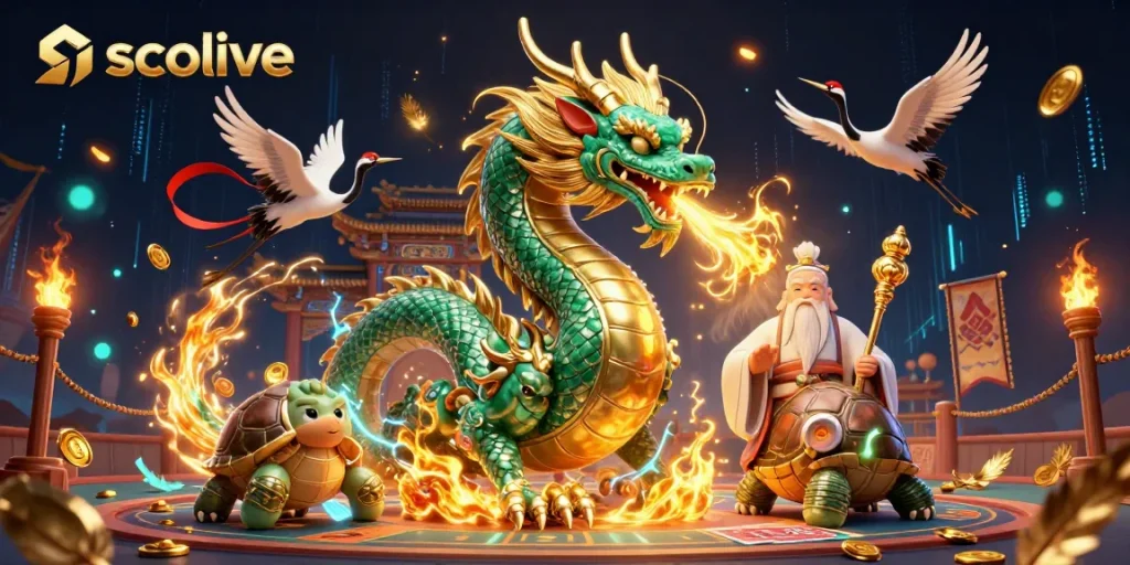 Socolive offers exhilarating sports betting experiences featuring enchanted dragons and vibrant visuals.