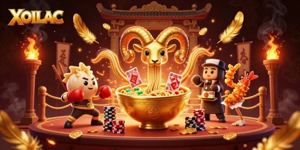 Experience the excitement of XOILAC with dynamic characters in an ultra-detailed 3D casino scene.